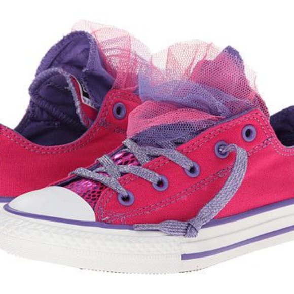 Converse Other - Converse Kids Chuck Taylor® All Star® Party Slip Cosmo Pink/Purp Size 7M